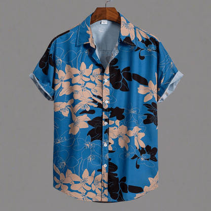 Men’s 3D Print Hawaiian Cardigan - Infinite Avenue