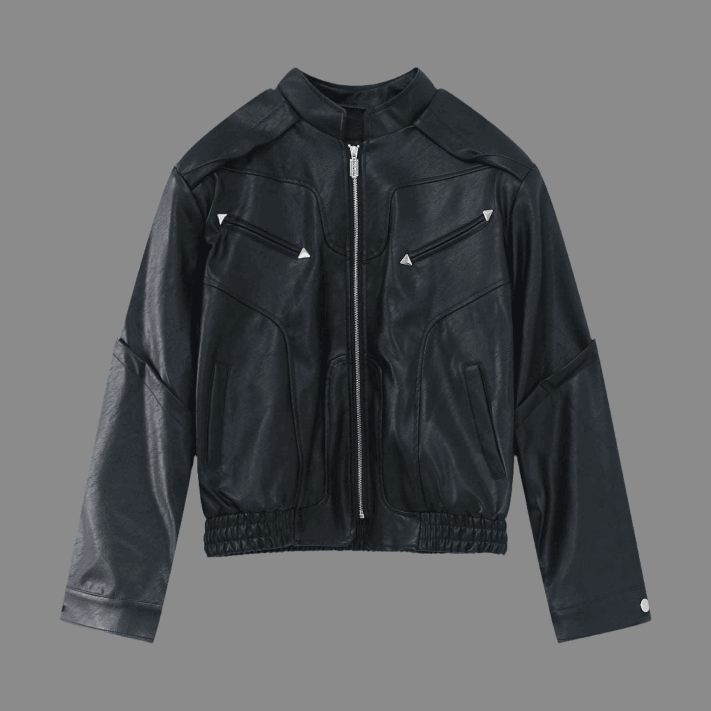 Men's High-grade Short Motorcycle Leather Coat - Infinite Avenue