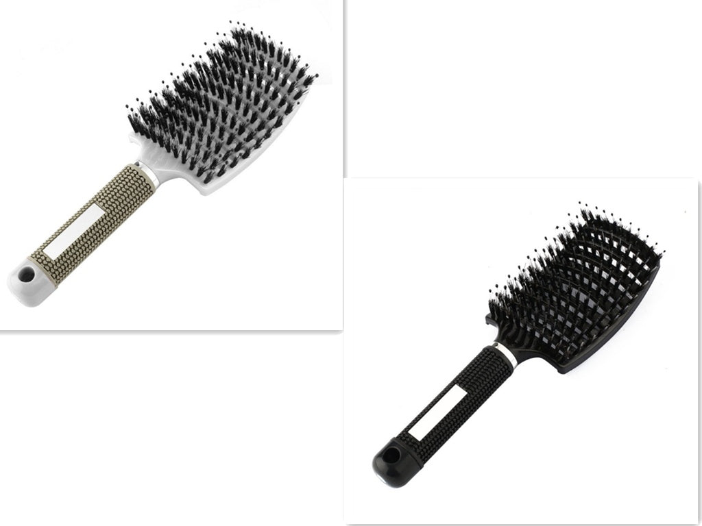 Hairbrush Anti Klit Brushy Haarborstel Women Detangler Hair Brush Bristle Nylon Scalp Massage Teaser Hair Brush Comb Set B Brush Set Infinite Avenue