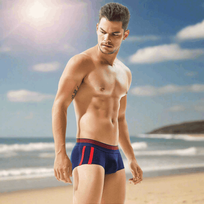 Men's Underwear Low Waist Cotton Boxer Briefs - Infinite Avenue