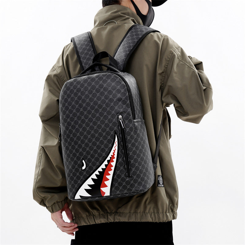 Shark Backpack Business Large Capacity Men Infinite Avenue