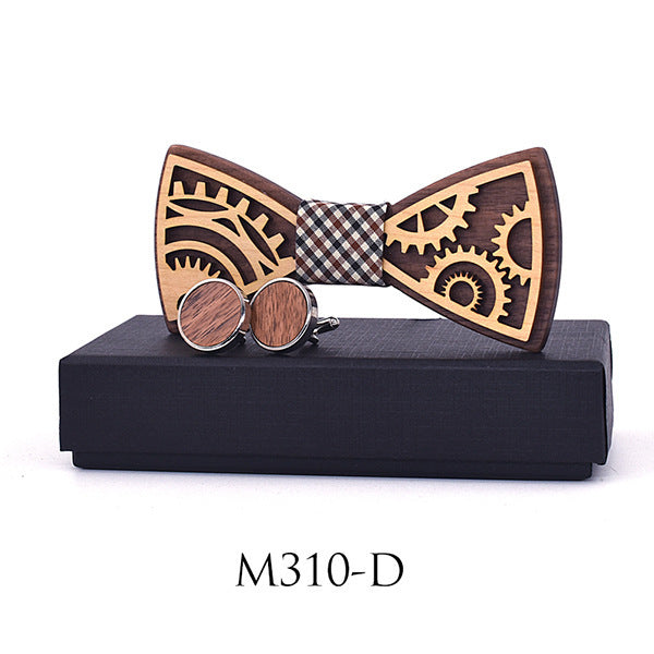 Gear Stitching Wedding Bow Tie Men's Suit M310D Infinite Avenue