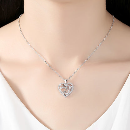 Hollow Heart Necklace For Women Affordable Luxury Fashion Infinite Avenue