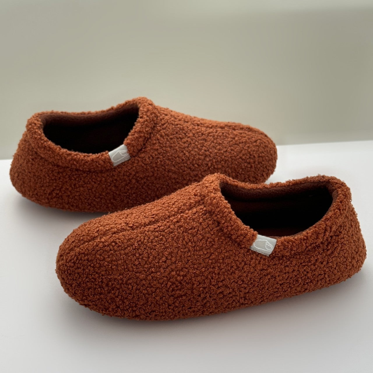 Women's Plush Memory Foam Loafers Polar Fleece Coffee Infinite Avenue