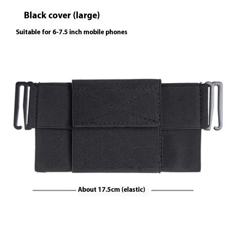 Invisible Waist Pouch Belt Pouch Waterproof Outdoor Sports Running Phone Bags Anti Theft Unisex Fitness Mini Portable Fanny Bag Black With Cover plus size Infinite Avenue