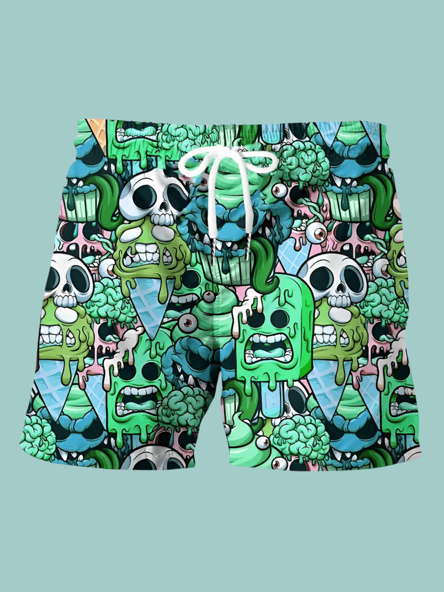 Summer Men's Beach Pants Printed Sports Casual Shorts - Infinite Avenue