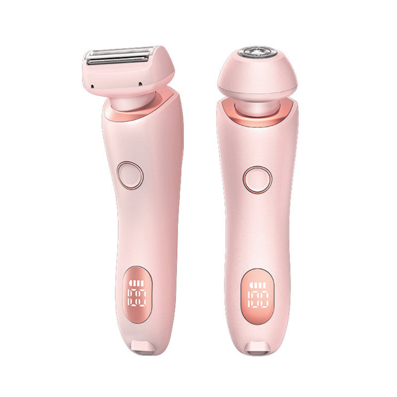 2-in-1 USB Rechargeable Epilator & Trimmer – Women’s Body Shaver Pink USB Infinite Avenue