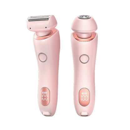 2-in-1 USB Rechargeable Epilator & Trimmer – Women’s Body Shaver Pink USB Infinite Avenue