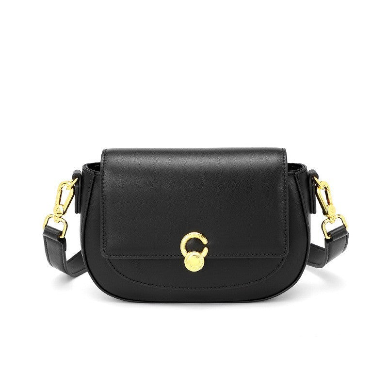 Portable One Shoulder Women Bag Black Infinite Avenue