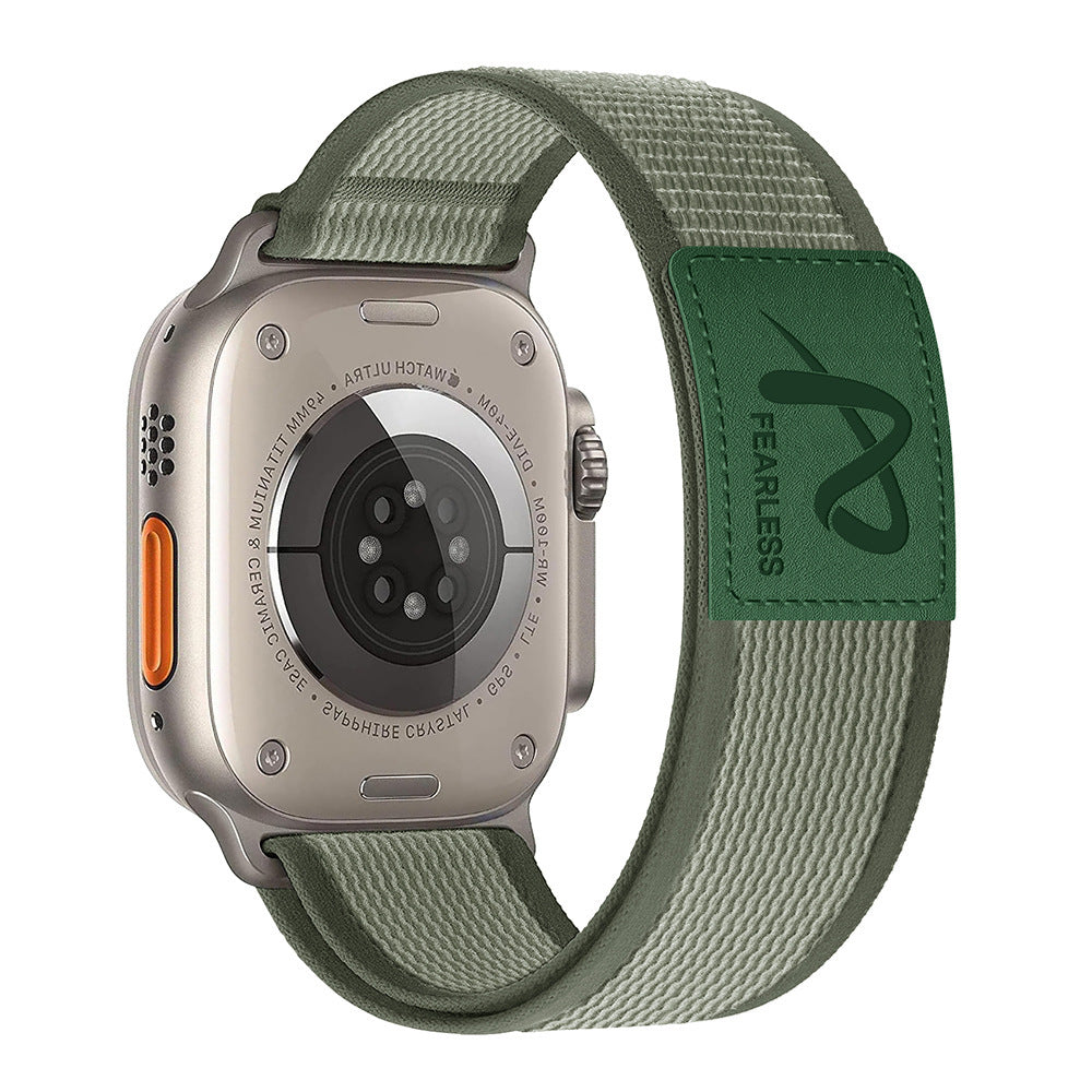 Creative Wild Nylon Metal Toe Cap Strap Pine And Cypress Green Infinite Avenue