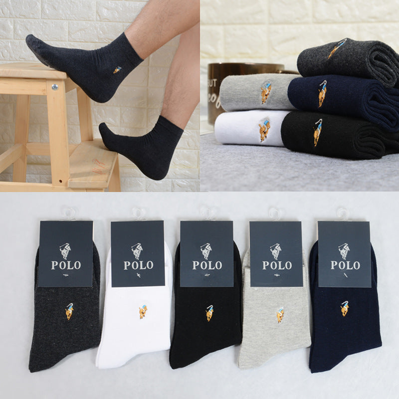 Men's Embroidered Pure Cotton Socks – All Seasons Infinite Avenue