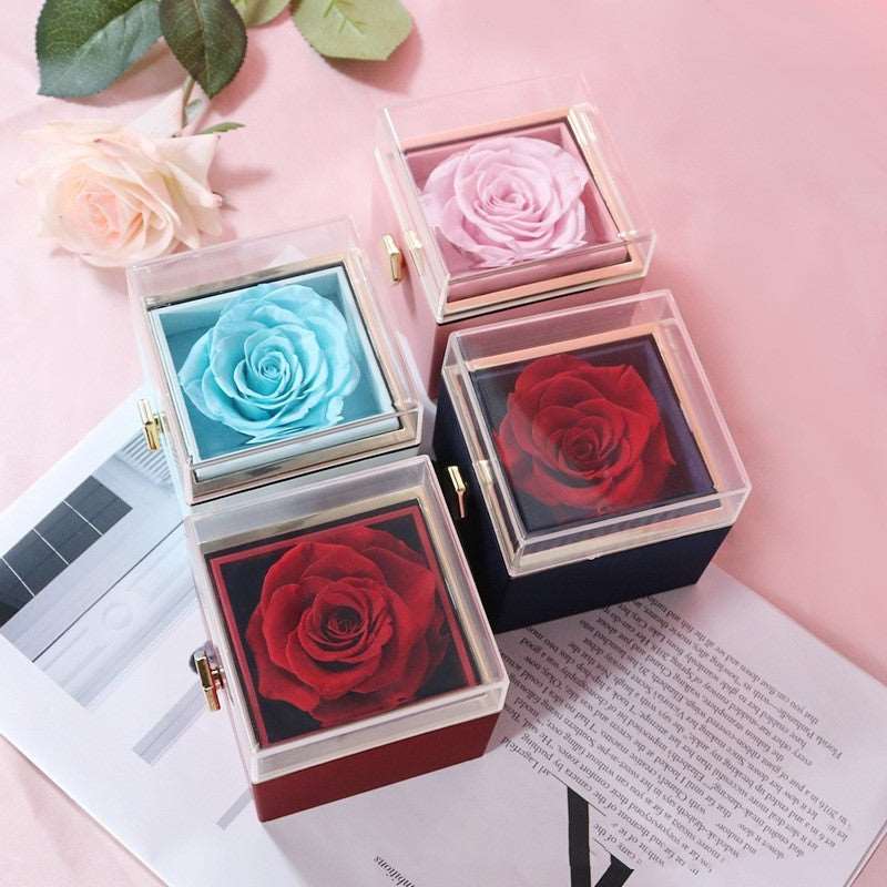 Acrylic Ring Box Valentine's Day Proposal Confession Infinite Avenue