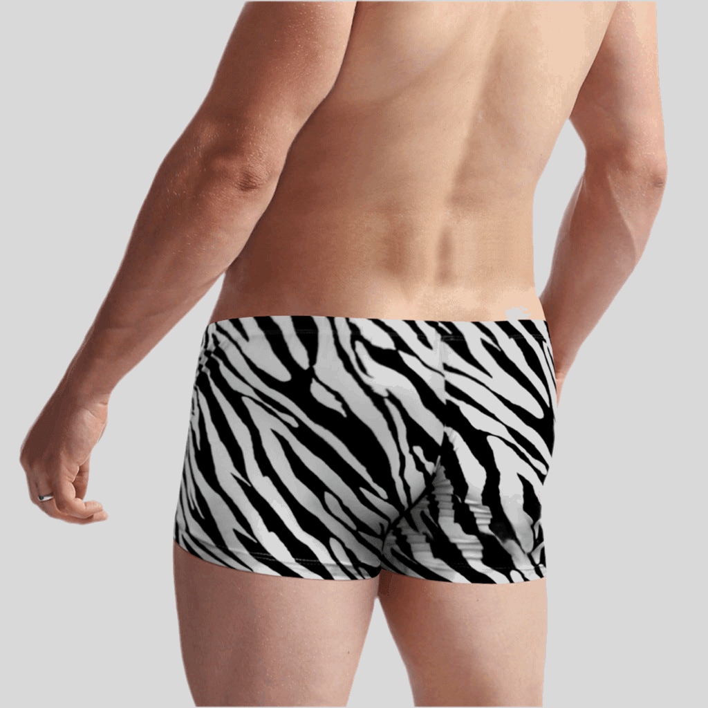 Men's Zebra Low Waist Twill Underpants - Infinite Avenue