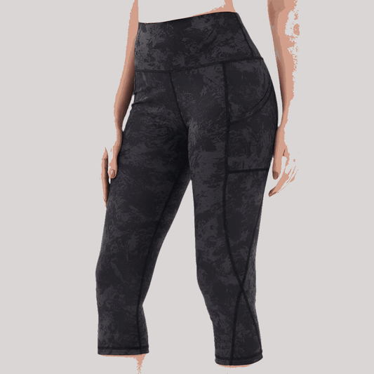 High Waist Capri Yoga Leggings - Infinite Avenue