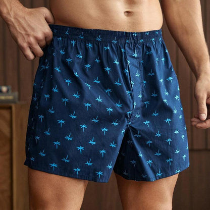 Men's Woven Printed Fashionable Home Shorts - Infinite Avenue