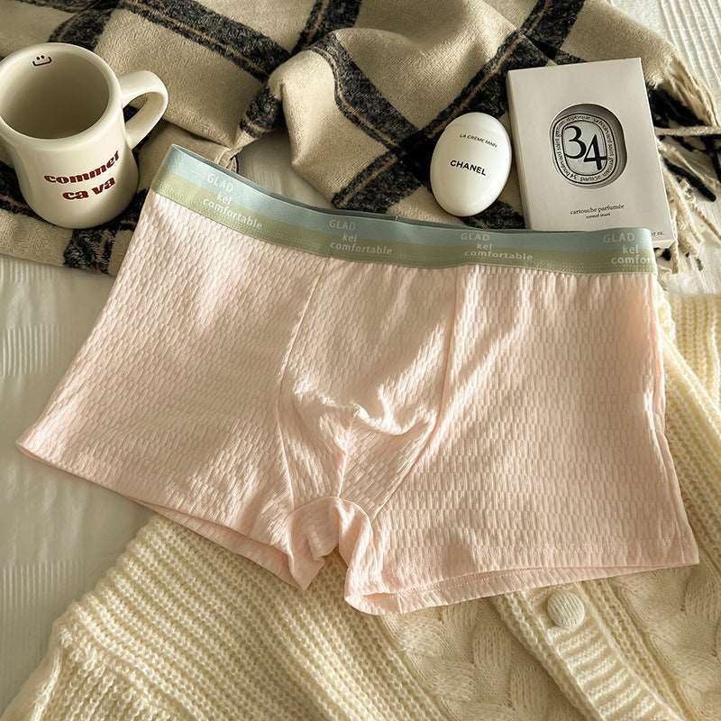 Antibacterial Cotton Boxer Shorts with Breathable Crotch Girl Pink Infinite Avenue