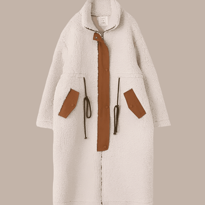 Korean Style Mid-Length Thickened Lamb Wool Coat - Infinite Avenue