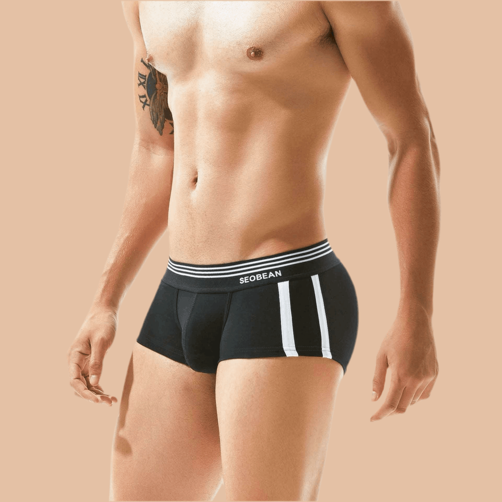 Men's Underwear Low Waist Cotton Boxer Briefs - Infinite Avenue