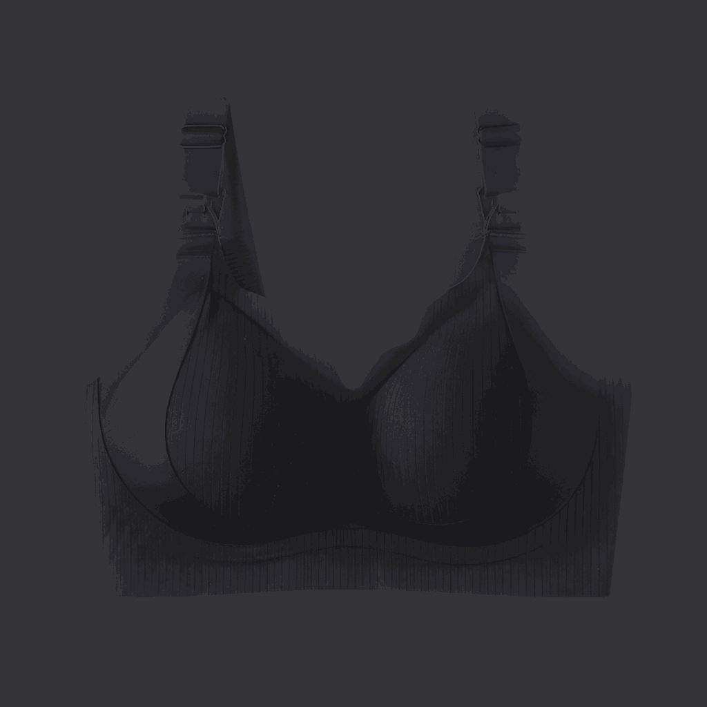 Big Cup Women’s Bra Underwear Black Infinite Avenue