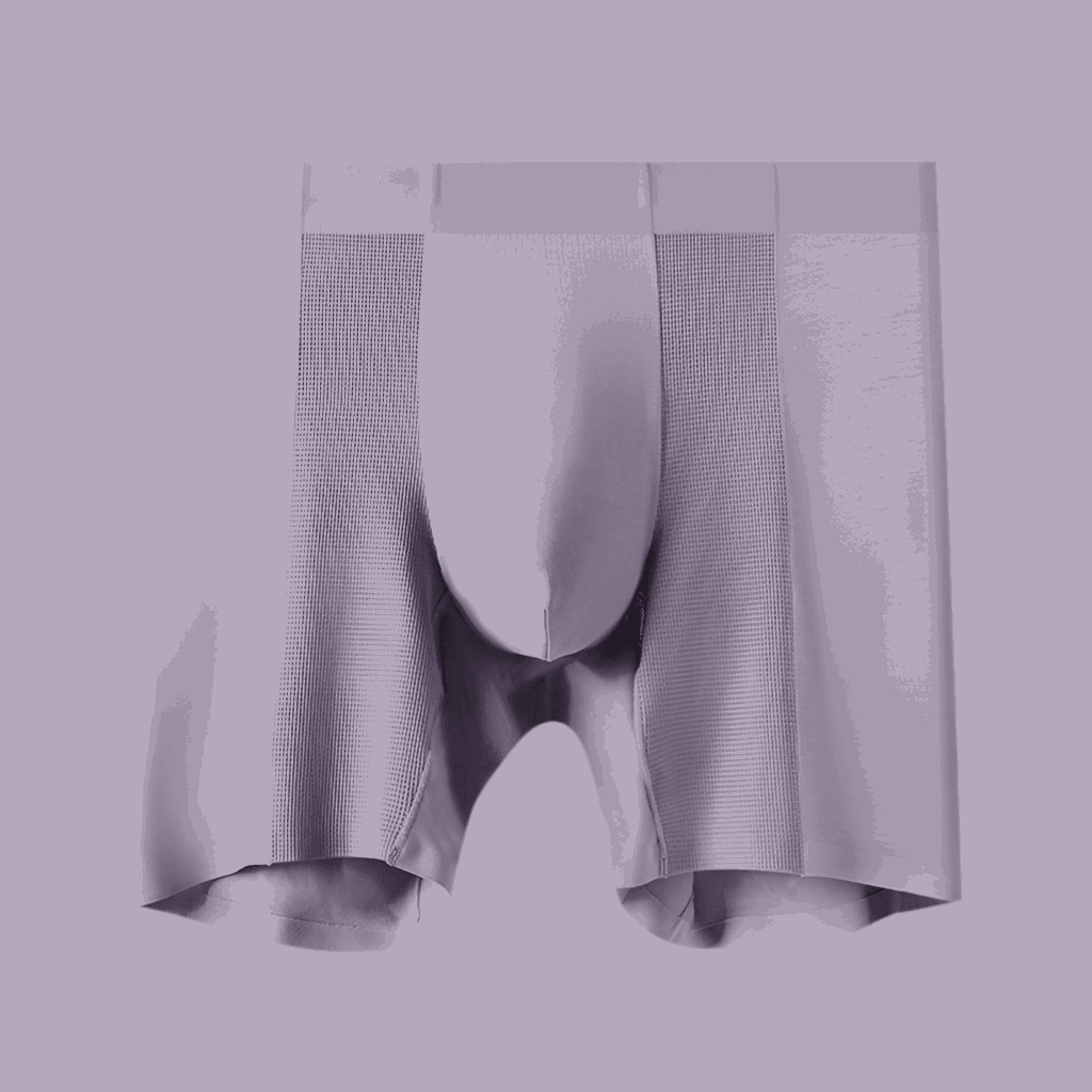 Breathable Seamless Sport Underwear Gray Purple Infinite Avenue