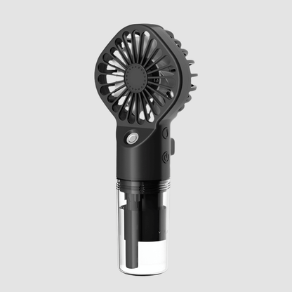 Portable 4-Speed Mist Fan: Handheld USB Rechargeable Summer Cooler - Infinite Avenue