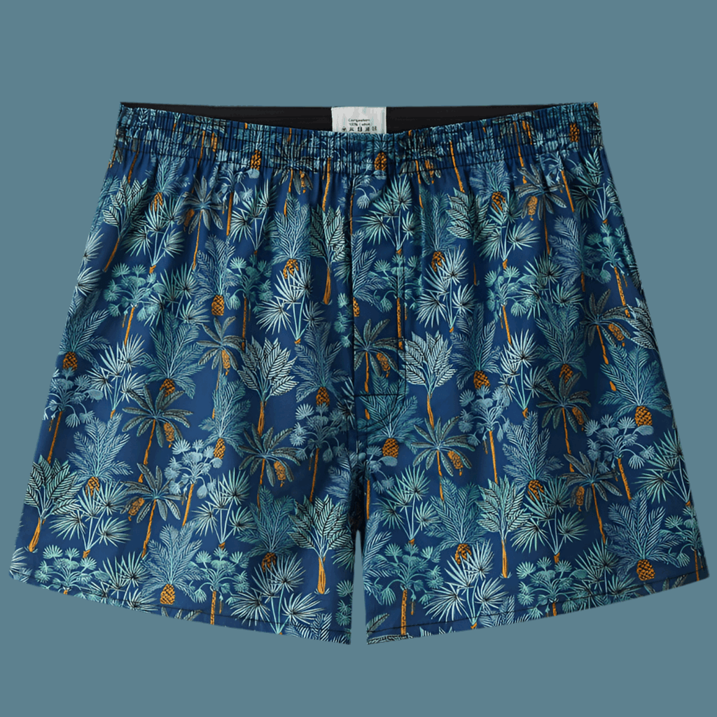 Men's Woven Printed Fashionable Home Shorts - Infinite Avenue