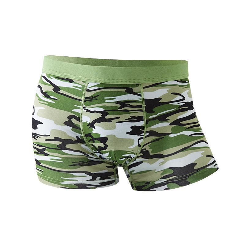 Camofit Men's Modal Boxers Light Green Camouflage Infinite Avenue