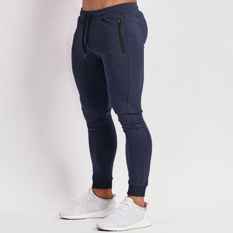 Casual Sports Trousers Fitness Running Pants Navy Blue Infinite Avenue