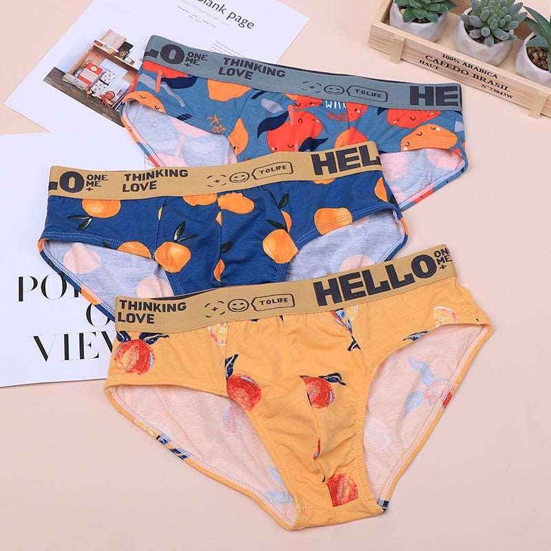 Cotton Trendy Boys Plus Size Briefs Daju Citrus Peach Infinite Avenue