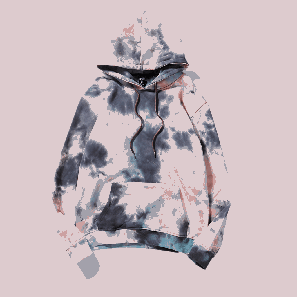 Dark Tie-Dye Gradient Hong Kong Style Hoodie Gradient 02 Infinite Avenue