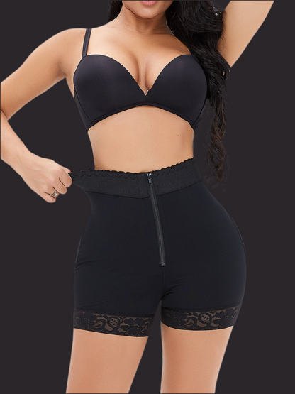 Plus Size High Waist Butt-lift Underwear for Women Black Infinite Avenue