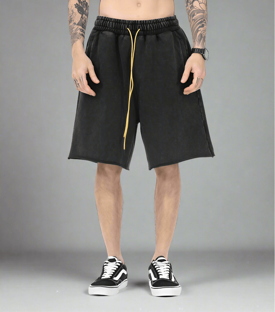 Retro Pure Color Sports Shorts Casual Pants - Infinite Avenue