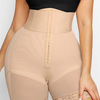 High Waist Belly Shaping Hip Training Pants for Bodybuilding Skin Color Infinite Avenue