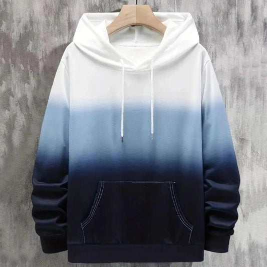 Men’s 3D Gradient Long Sleeve Hoodie - Infinite Avenue