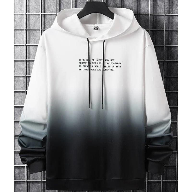 Men’s 3D Gradient Long Sleeve Hoodie - Infinite Avenue