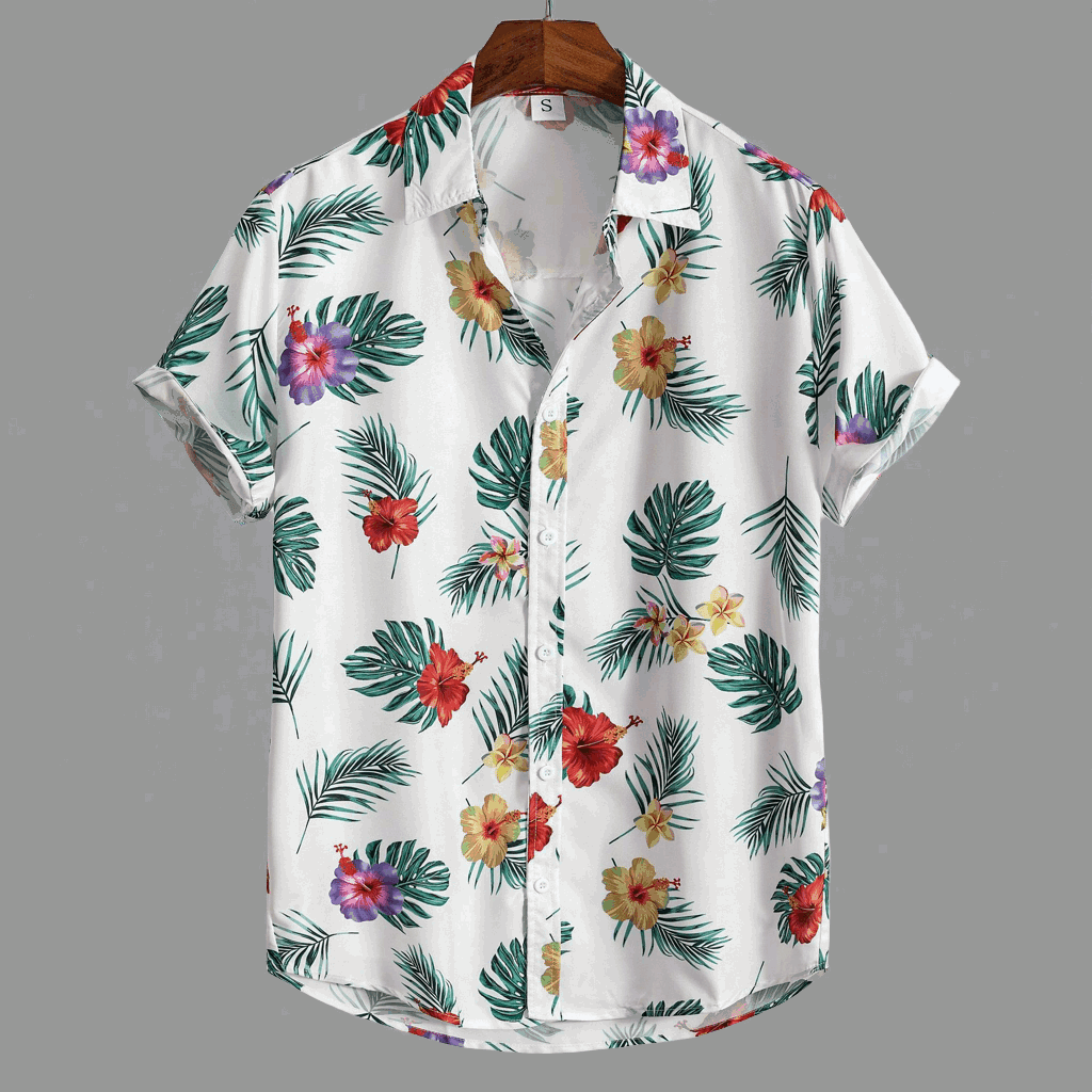 Men’s 3D Print Hawaiian Cardigan 2color Infinite Avenue