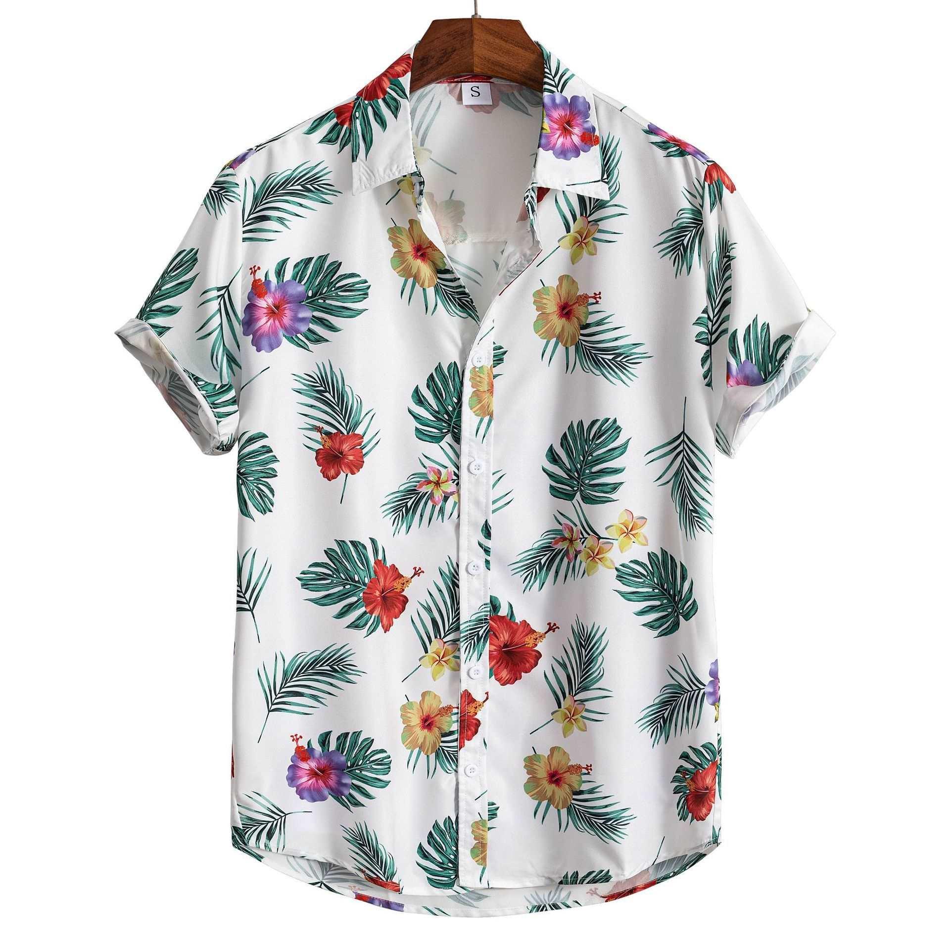 Men’s 3D Print Hawaiian Cardigan - Infinite Avenue