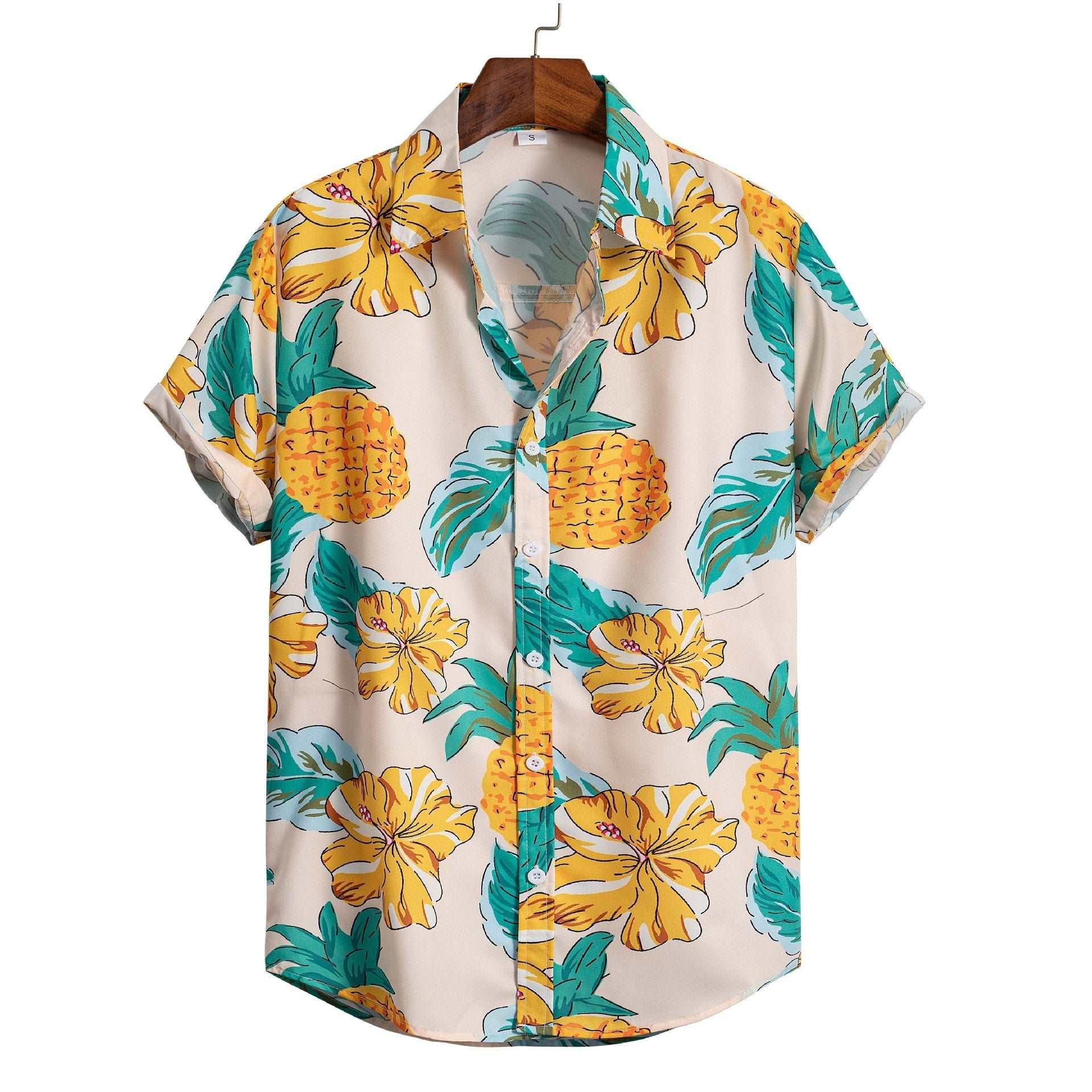 Men’s 3D Print Hawaiian Cardigan - Infinite Avenue