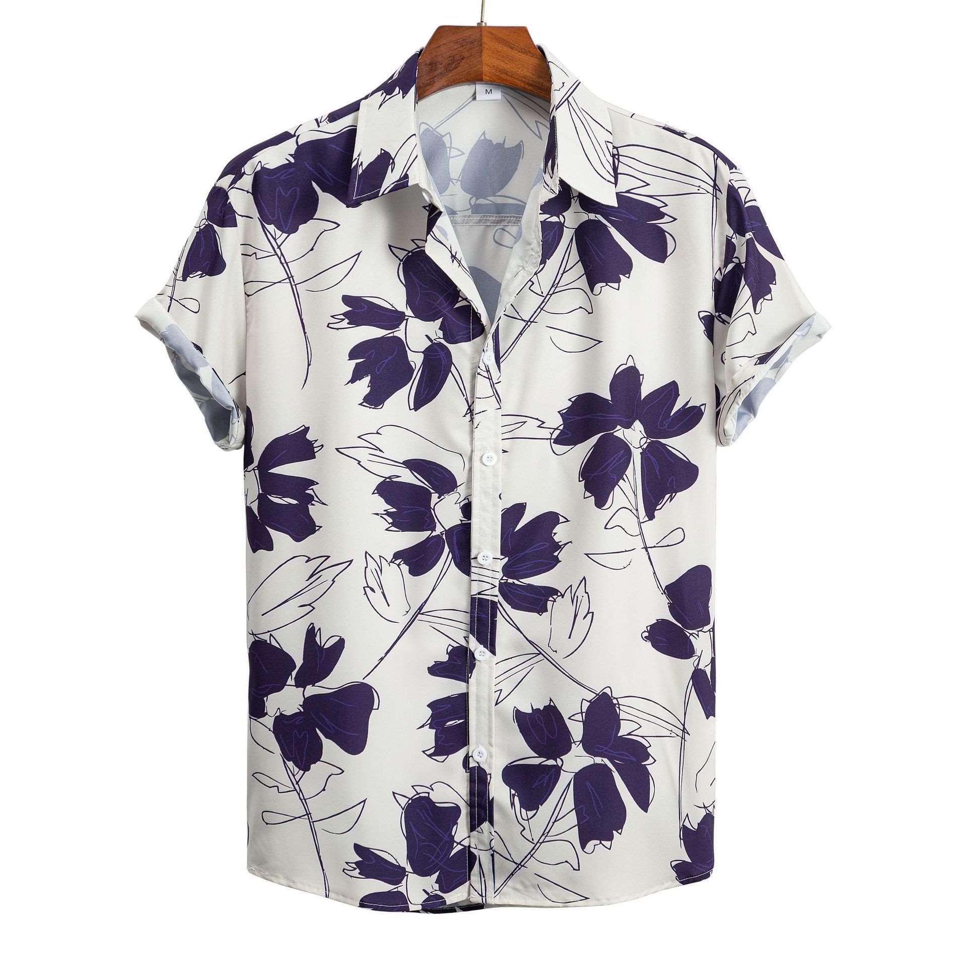 Men’s 3D Print Hawaiian Cardigan - Infinite Avenue