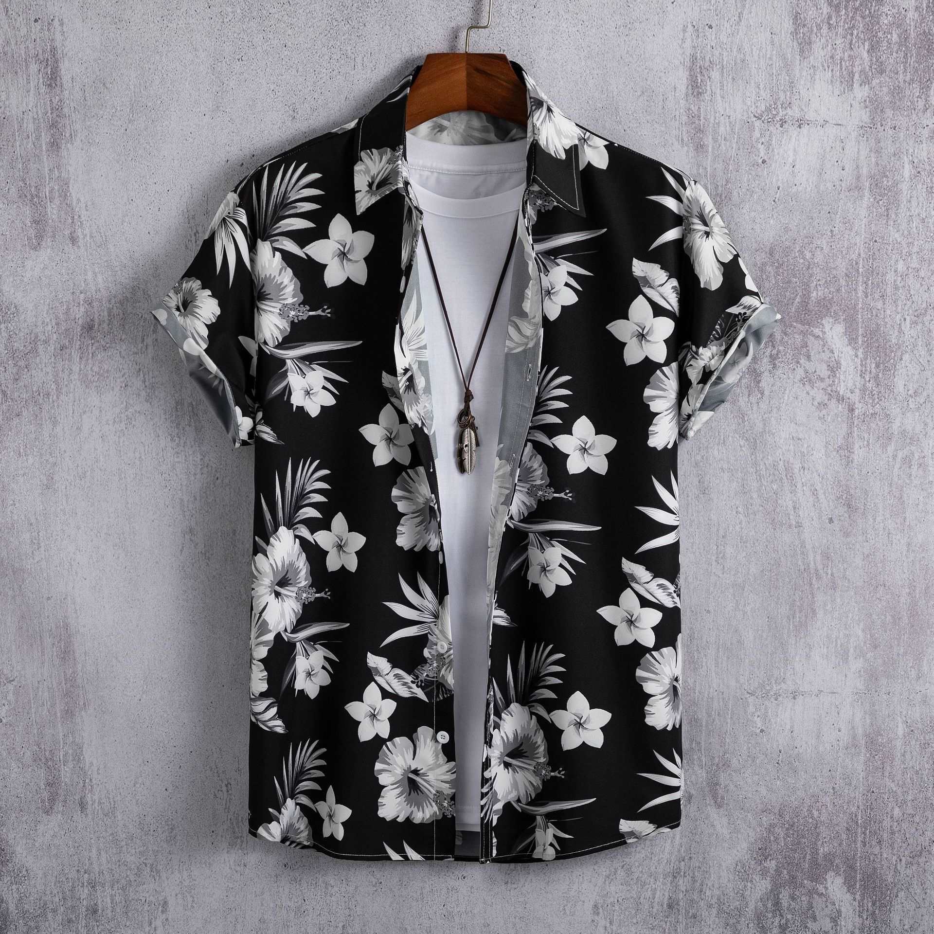 Men’s 3D Print Hawaiian Cardigan Infinite Avenue