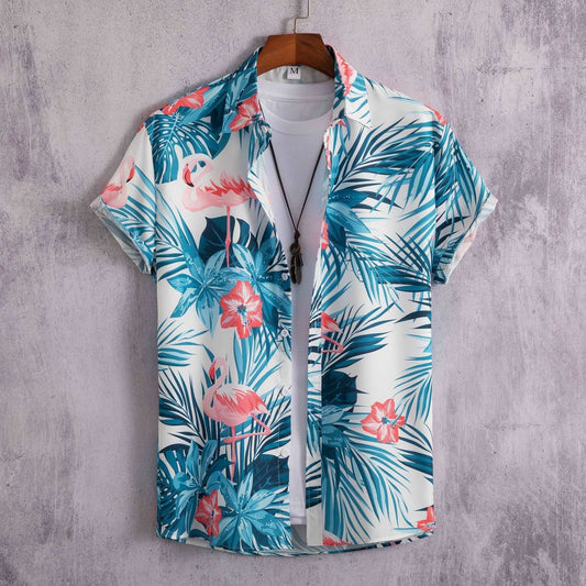 Men’s 3D Print Hawaiian Cardigan Infinite Avenue