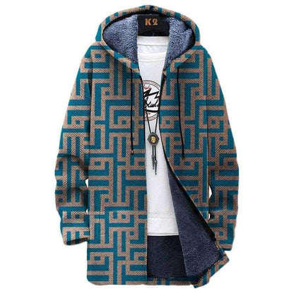 Men's Digital Printed Stand Collar Jacket - Infinite Avenue