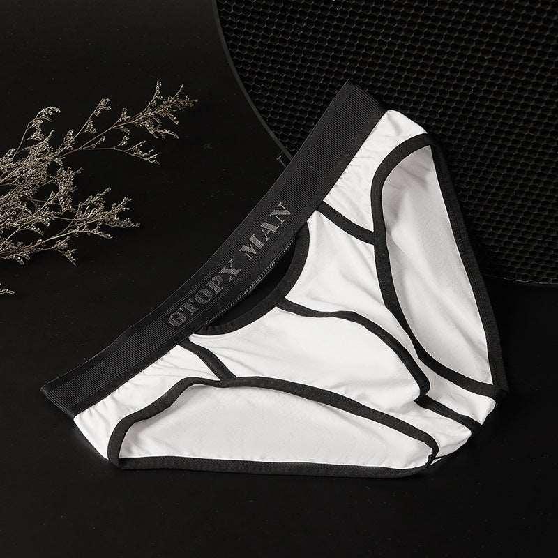 Men's Low Waist Skylight Front and Rear Opening Sexy Briefs Infinite Avenue