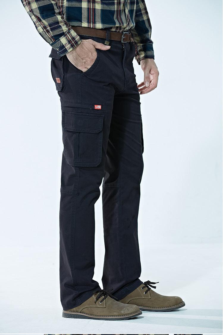 Men's Mid-Waist Multi-Pocket Outdoor Sports Trousers Infinite Avenue