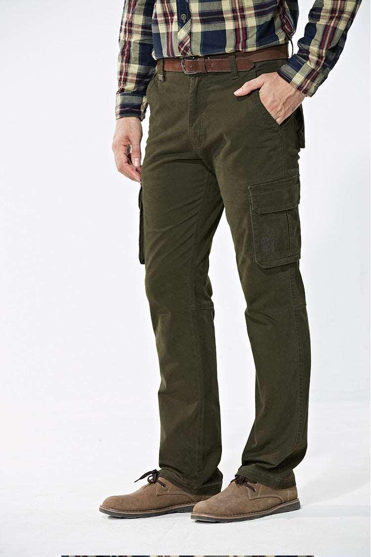 Men's Mid-Waist Multi-Pocket Outdoor Sports Trousers - Infinite Avenue