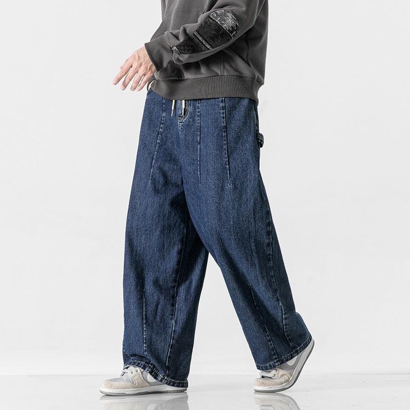 Men's Plus Size Casual Loose Jeans - Infinite Avenue