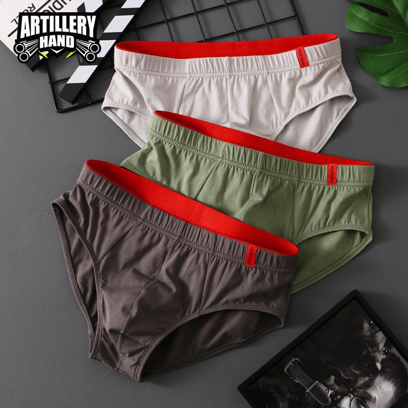 Men’s Pure Cotton Low-Waist Breathable Briefs Infinite Avenue