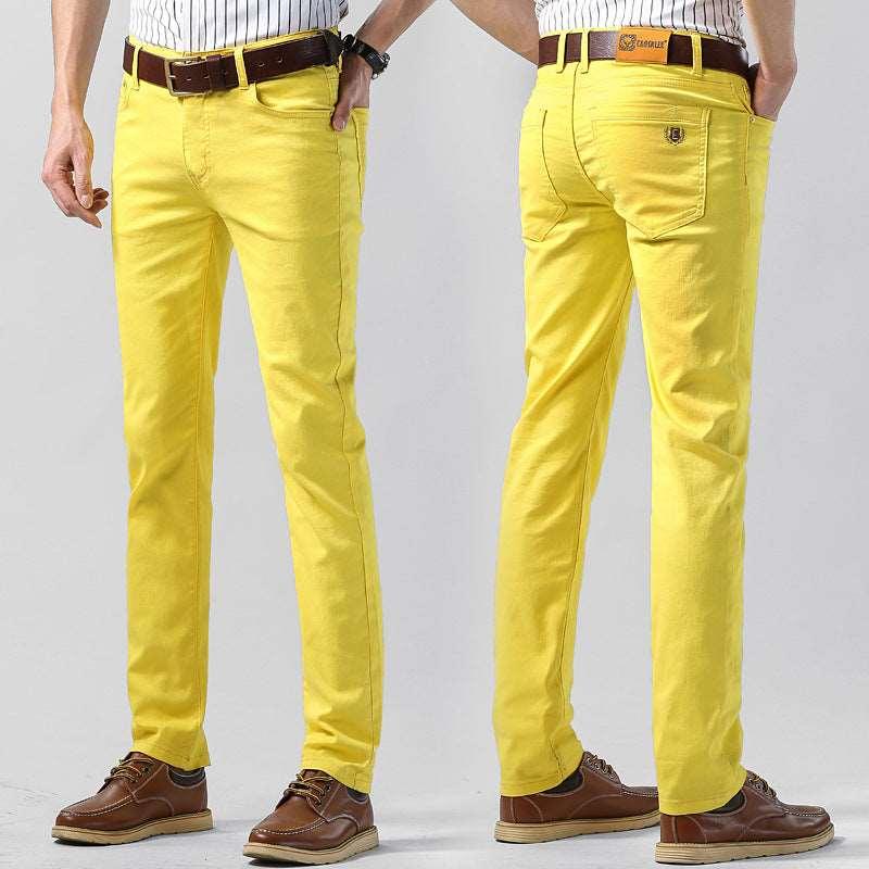 Men's Slim Fit Straight Stretch Casual Pants Infinite Avenue