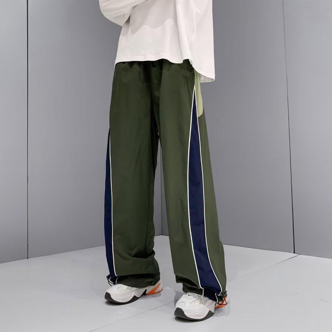 Men’s Striped School Uniform Pants - Infinite Avenue