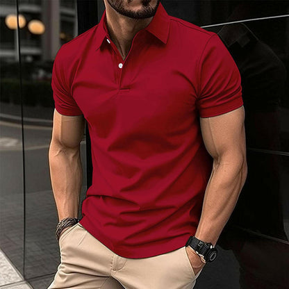 Men’s Summer Short Sleeve Polo Shirt - Infinite Avenue